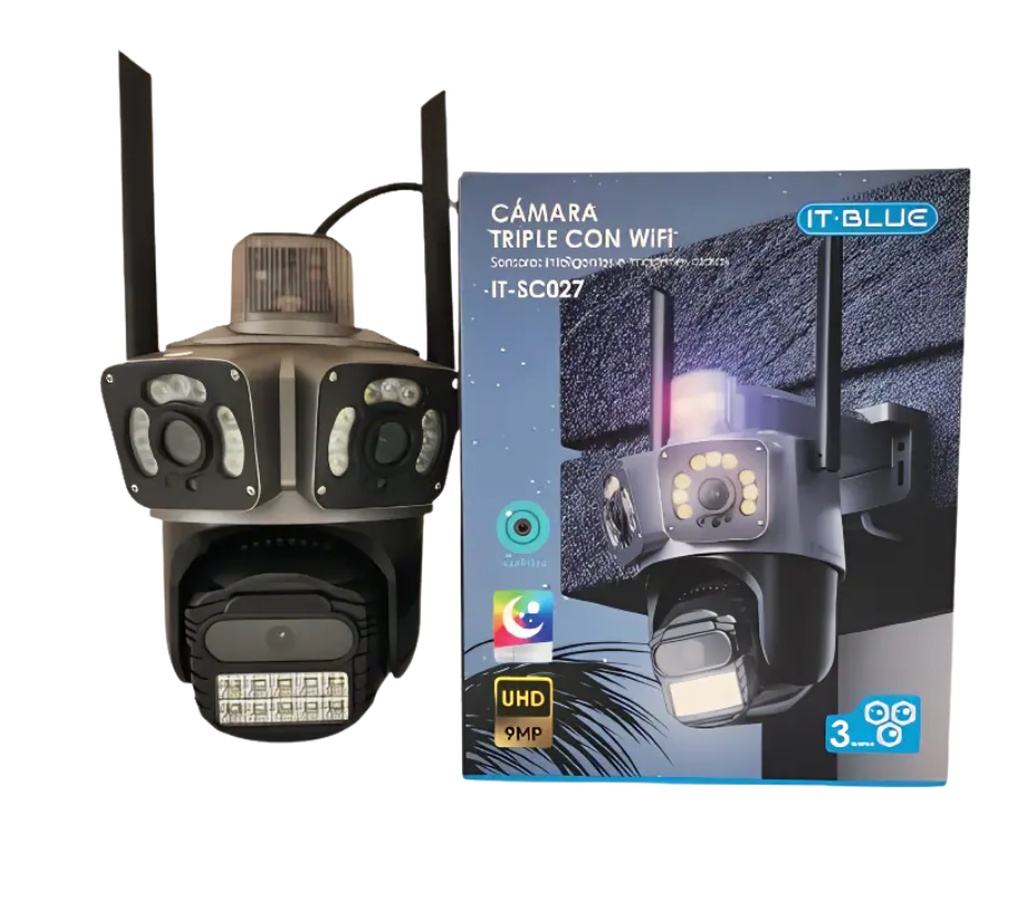 IT-BLUE Cámara Triple con WIFI IT-SC027