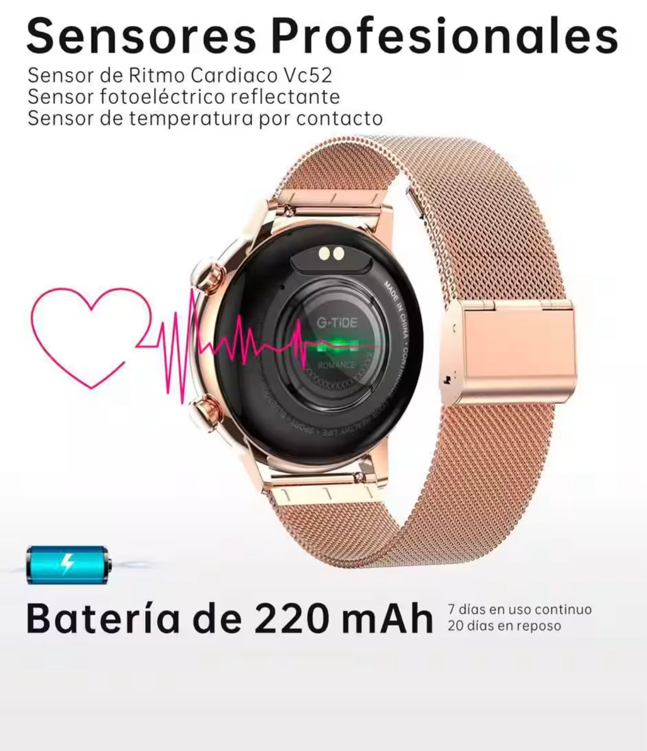 G-TiDE Smart Watch Lady Time