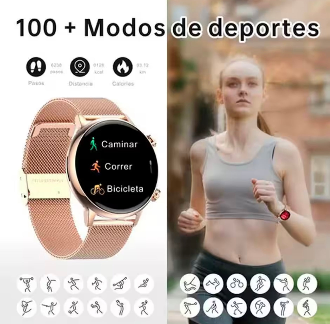 G-TiDE Smart Watch Lady Time